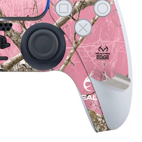 RealTree Edge Pink Camo PS5 Controller Skin
